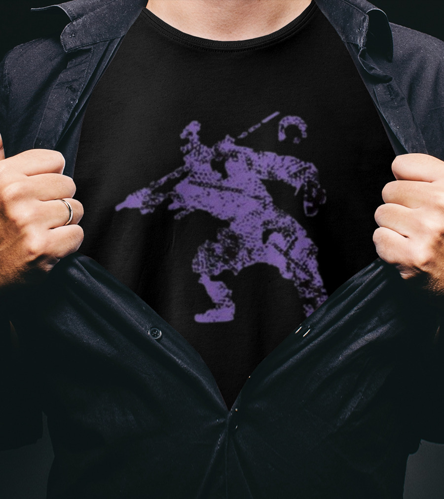Froidcommedehors Big Fcd Violet Vintage Samurai T-Shirt