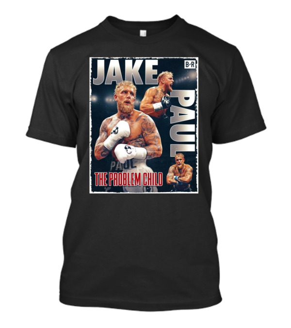 Jake Paul The Problem Child Boxing Champion B/R T-Shirt