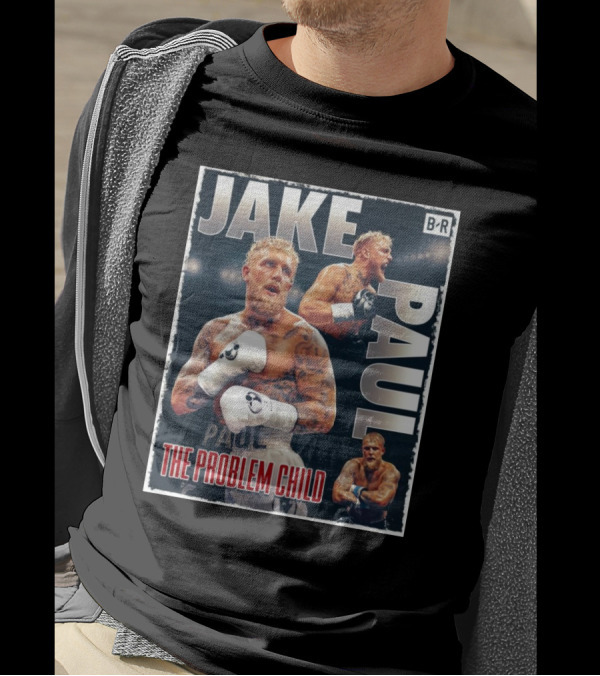 Jake Paul The Problem Child Boxing Champion B/R T-Shirt