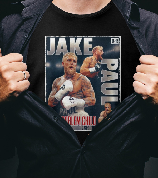 Jake Paul The Problem Child Boxing Champion B/R T-Shirt
