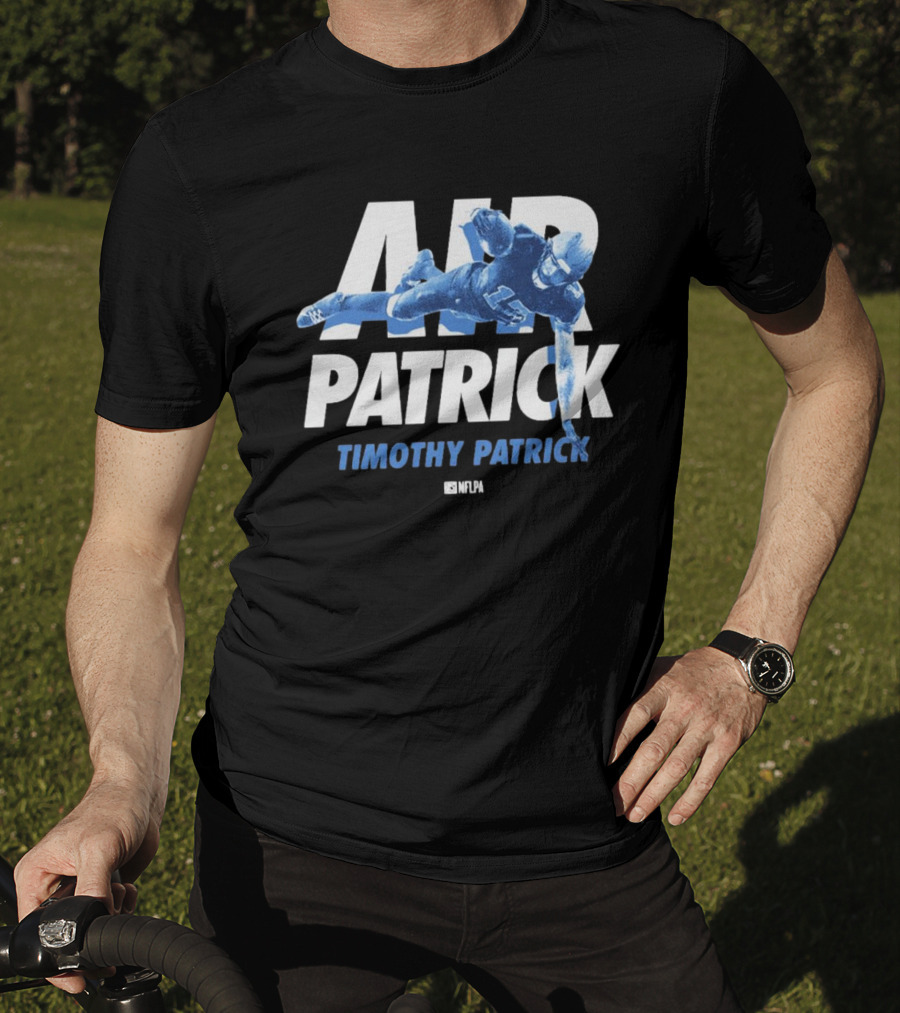 Timothy Patrick Air Patrick NFLPA Football Player Detroit Lions T-Shirt