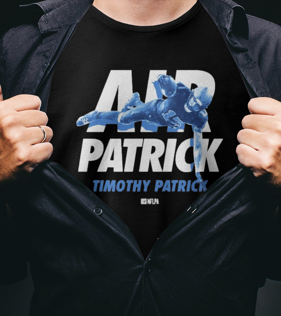 Timothy Patrick Air Patrick NFLPA Football Player Detroit Lions T-Shirt