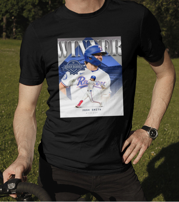 Josh Smith Winner Texas Rangers Silver Slugger Utility Smitty T-Shirt