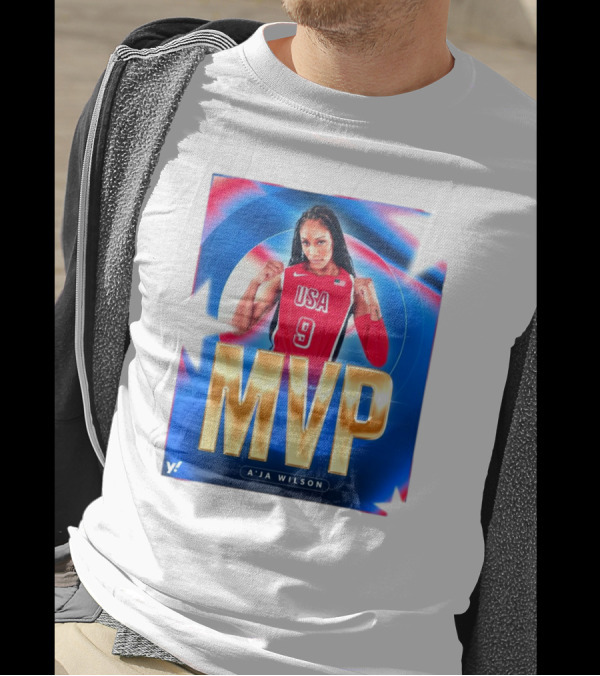 MVP A’ja Wilson USA Basketball 2024 Olympics T-Shirt