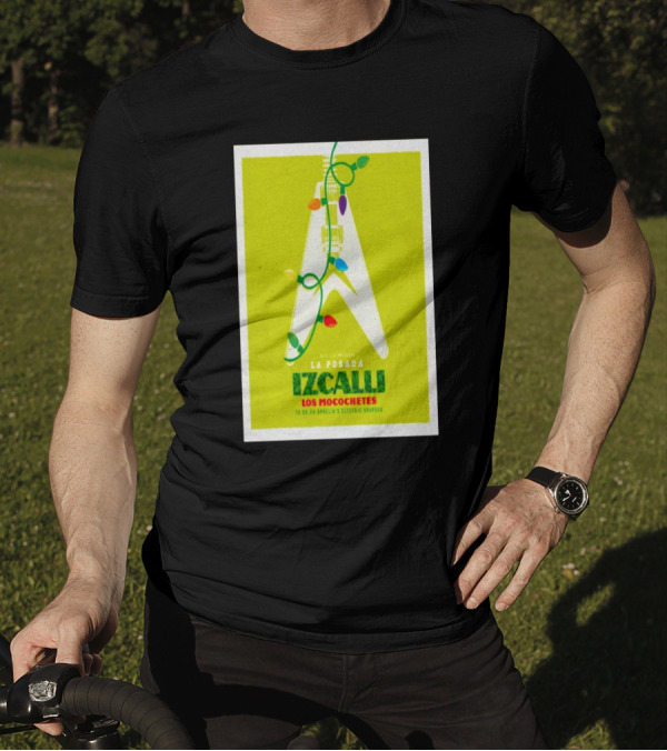 La Posada Izcalli Concert With Los Mocochetes Dec 20 2024 Ophelia's Electric Soapbox Denver CO Guitar Lights T-Shirt