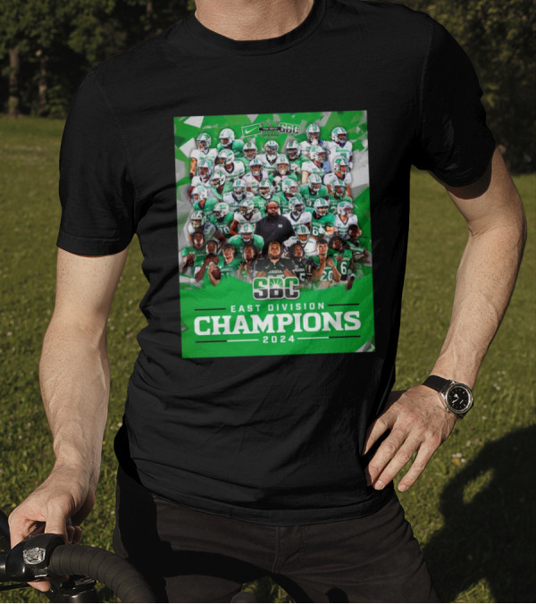 East Division Champions 2024 Marshall Thundering Herd SBC Kings Of The East T-Shirt
