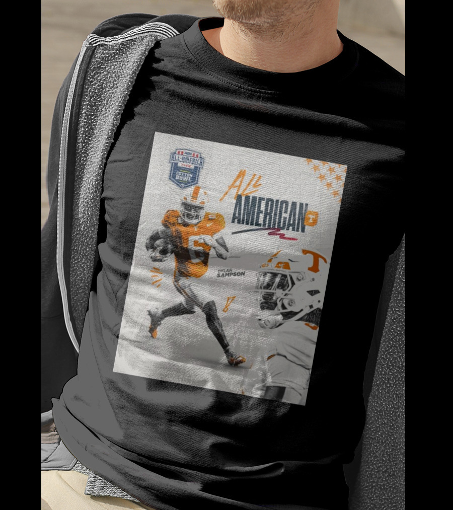 Tennessee Vols Dylan Sampson All-American Cotton Bowl T-Shirt