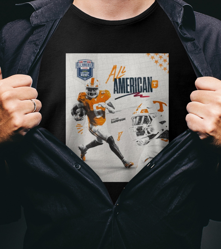 Tennessee Vols Dylan Sampson All-American Cotton Bowl T-Shirt