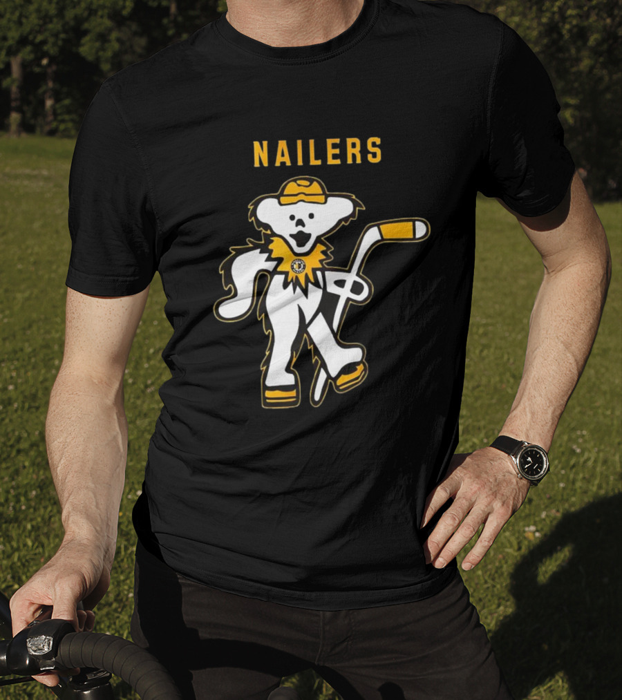 Wheeling Nailers Grateful Dead Night 2025 Happy Time Hockey Event T-Shirt