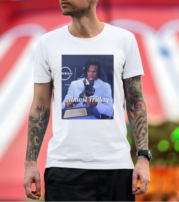 Premium T-Shirt: Almost Friday Heisman Trophy T-Shirt Almost Friday Heisman Trophy T-Shirt