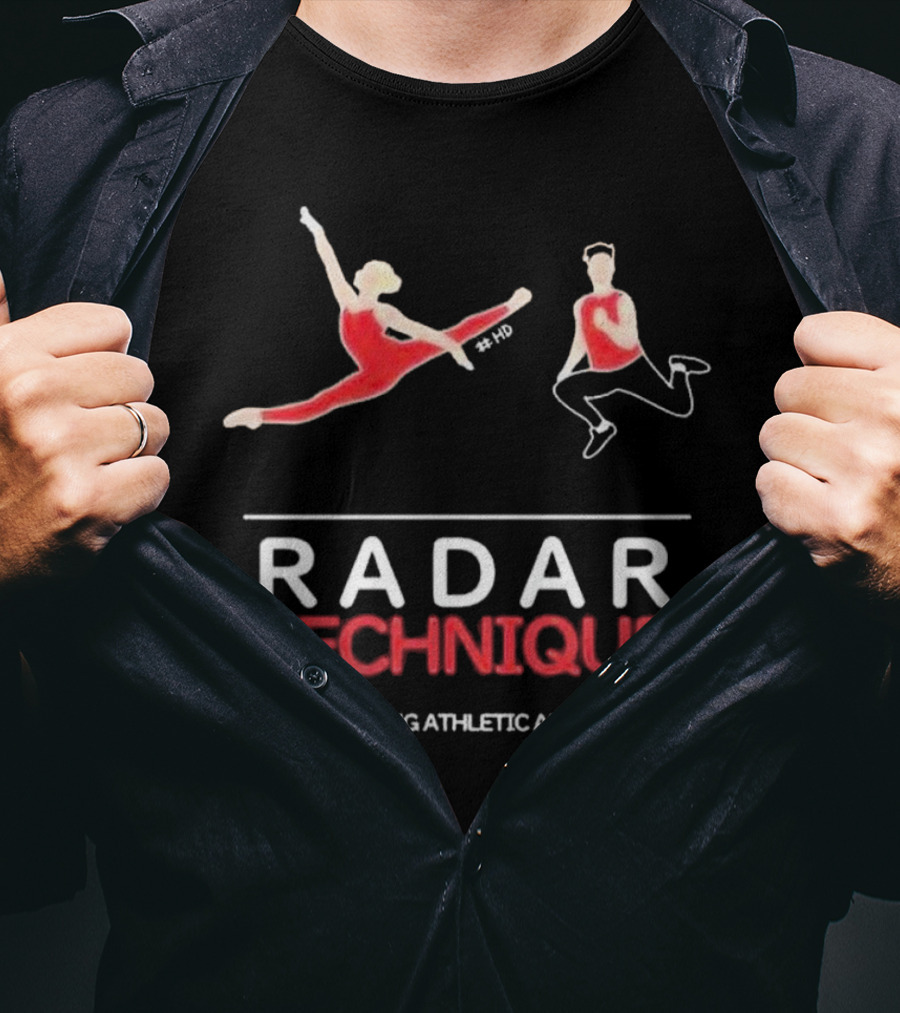 Radar Technique Creating Athletic Artists HD T-Shirt