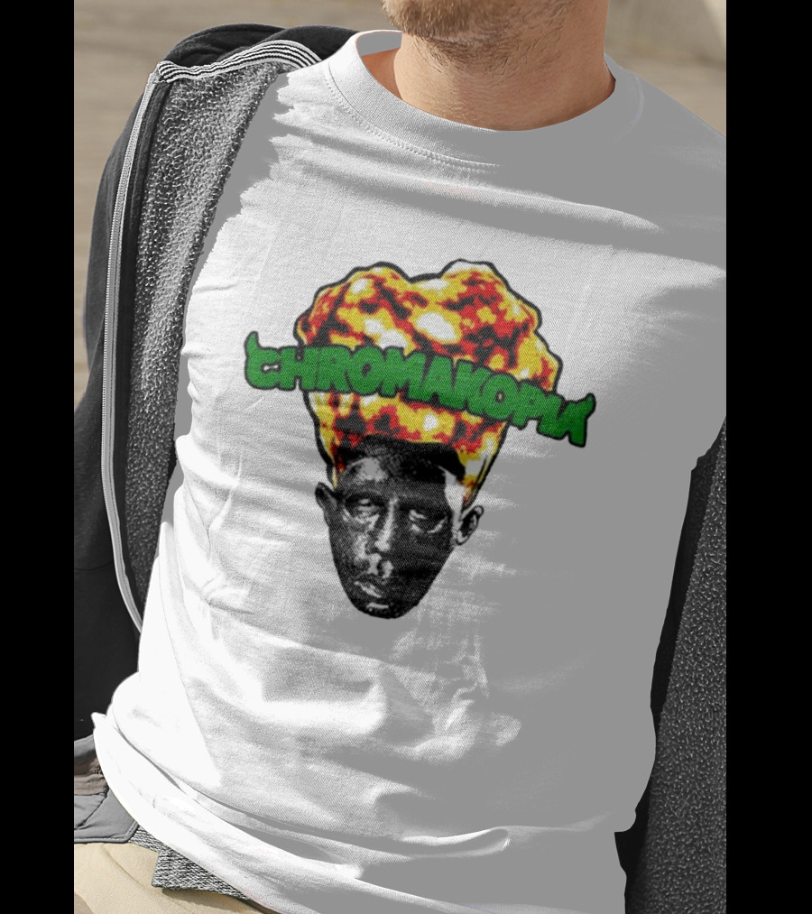 Feliciathegoat Chromakopia Fire Face With Flaming Hair T-Shirt