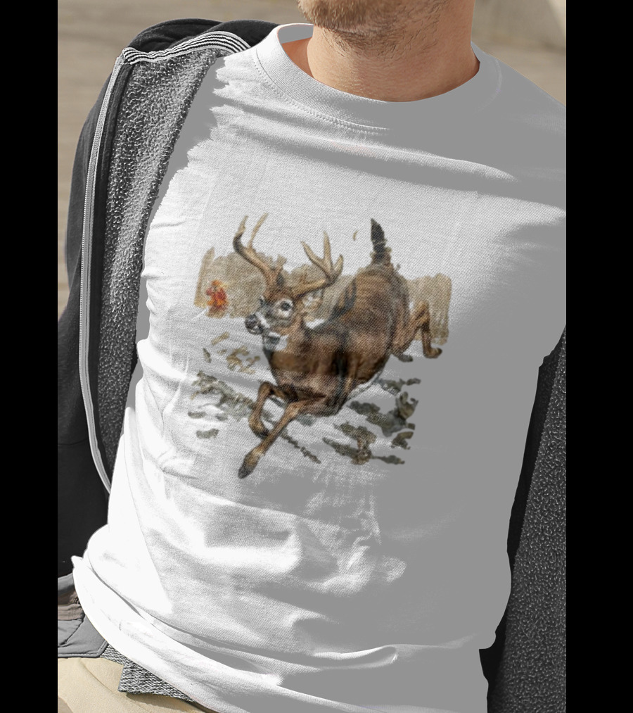 Field And Stream USA Estb 1871 Running Deer T-Shirt