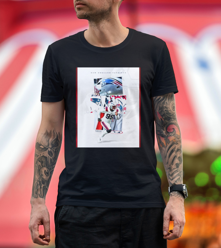 New England Patriots Week 16 Game Day Threads Keion White Vs Buffalo Bills T-Shirt