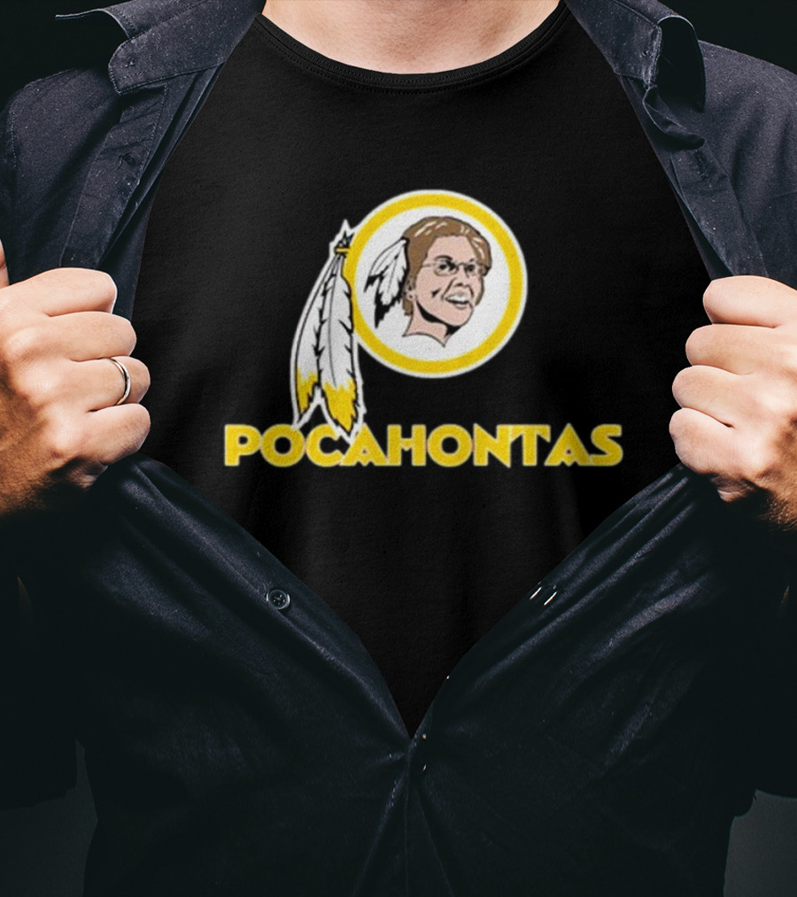 Pocahontas Redskins Parody NFL T-Shirt