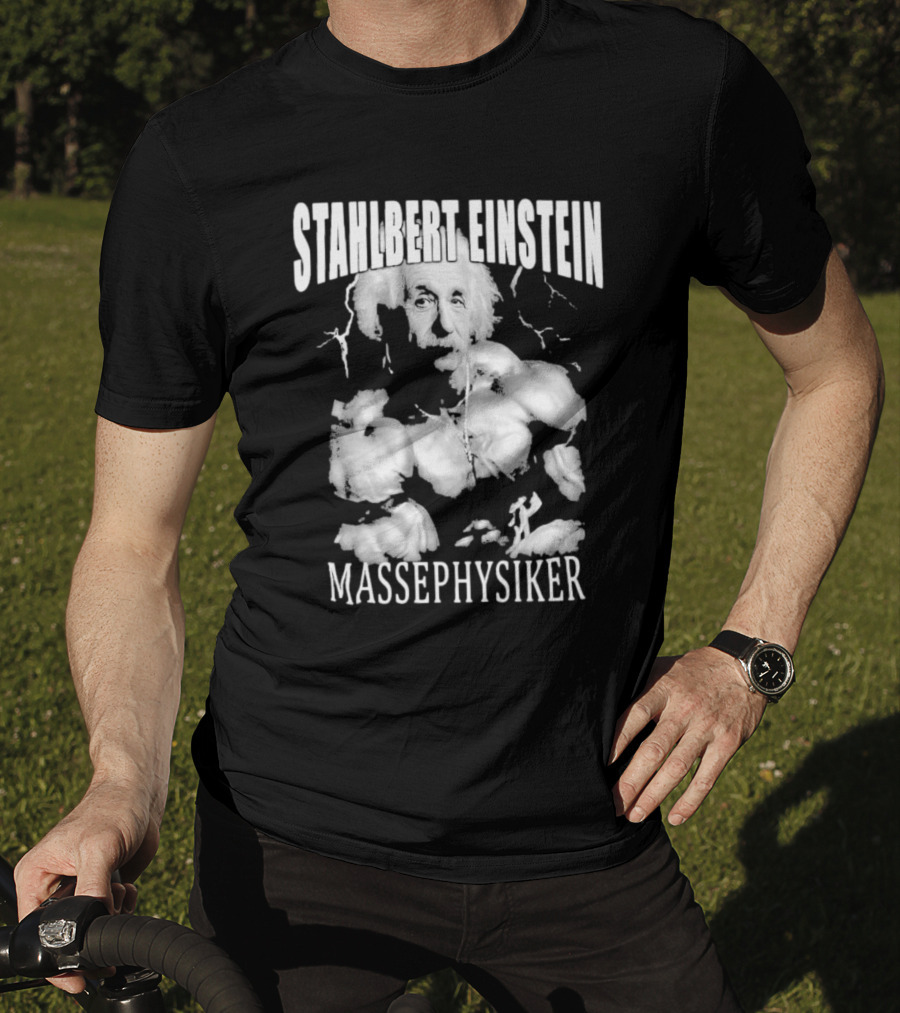 Stahlbert Einstein Massephysiker Muscles Retro T-Shirt