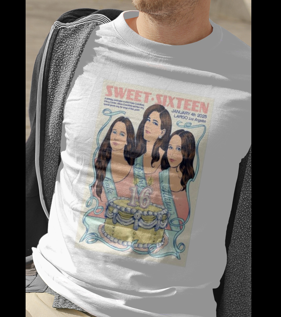 Sweet Sixteen 2025 Allison Crutchfield D’Arcy Carden Largo Los Angeles T-Shirt