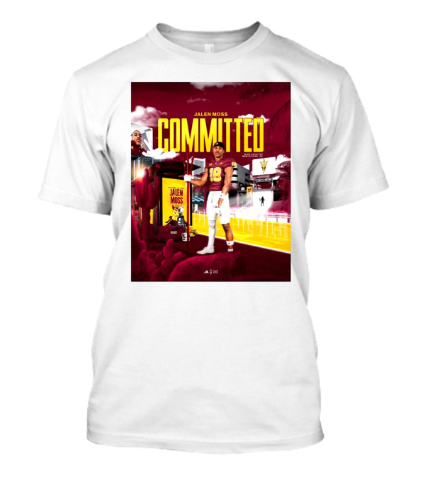 Jalen Moss Committed Arizona State Sun Devils Menlo Park Wide Receiver T-Shirt