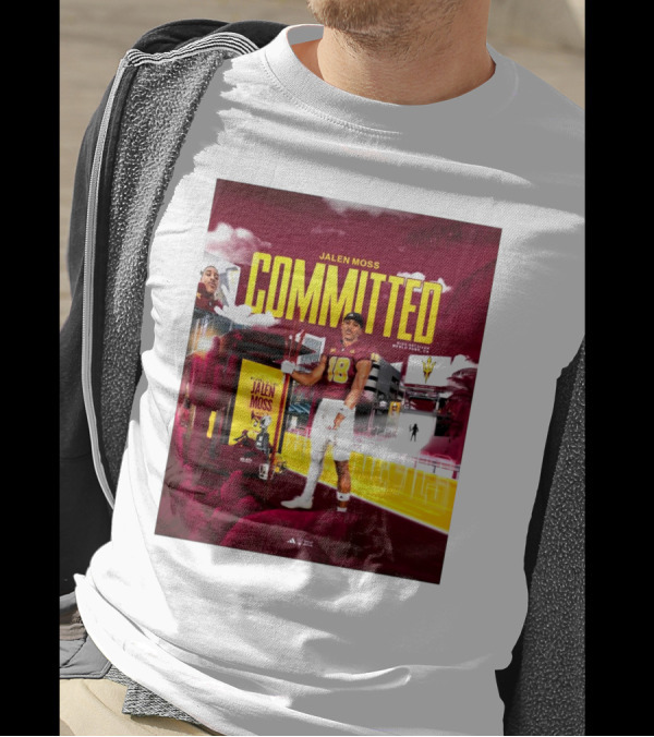 Jalen Moss Committed Arizona State Sun Devils Menlo Park Wide Receiver T-Shirt