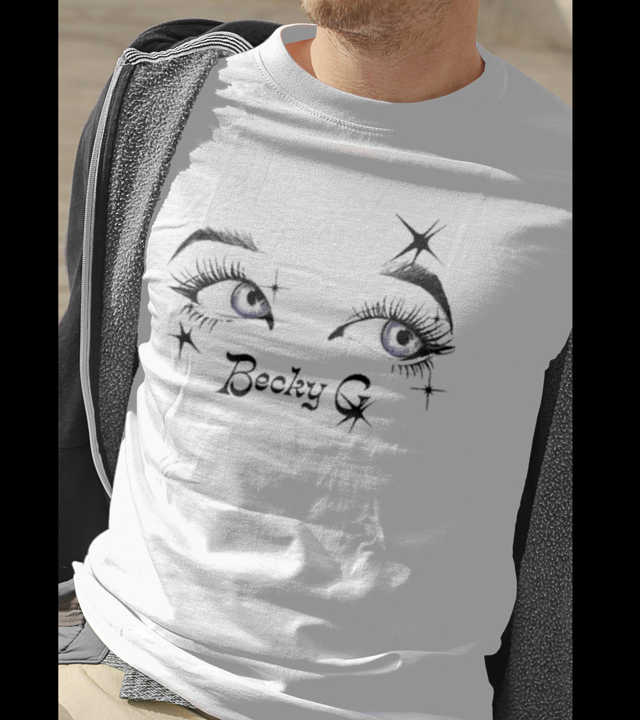 Becky G Sparkling Eyes Blue Starry Gaze T-Shirt