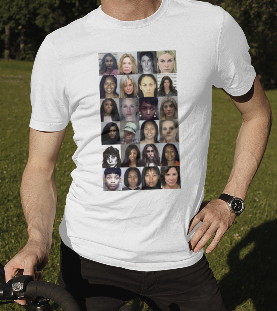 Karen Huger Real Housewives Mugshot Wall Of Fame Photos T-Shirt