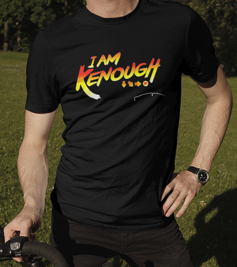 I Am Kenough Retro Gaming Styled Text With Arrow Sequence T-Shirt