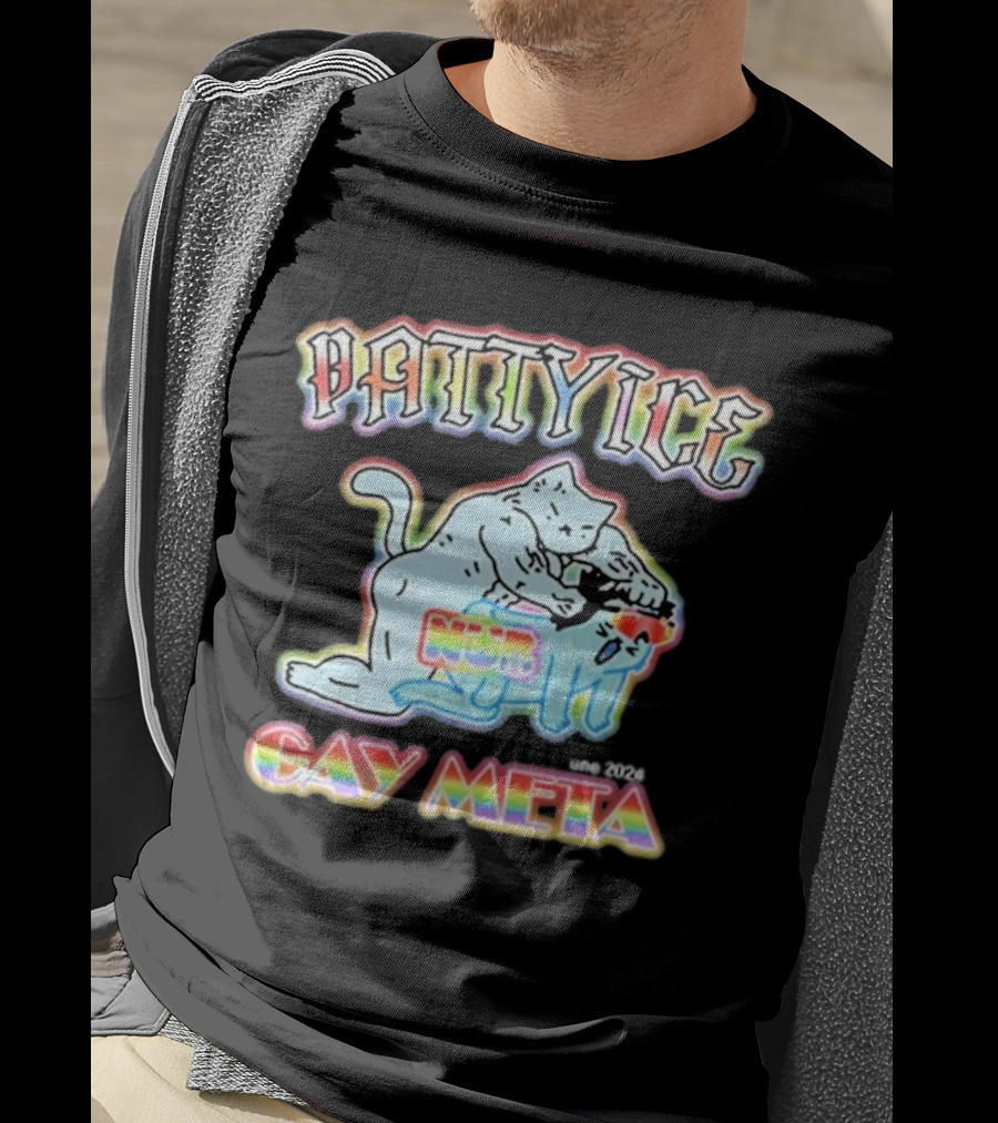 Patty Ice Cat Duo NQB Gay Meta T-Shirt