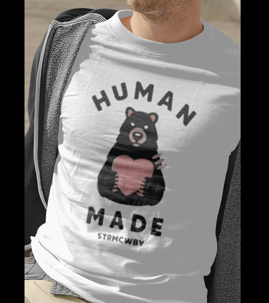 Human Made Strmcwby Bear Heart T-Shirt
