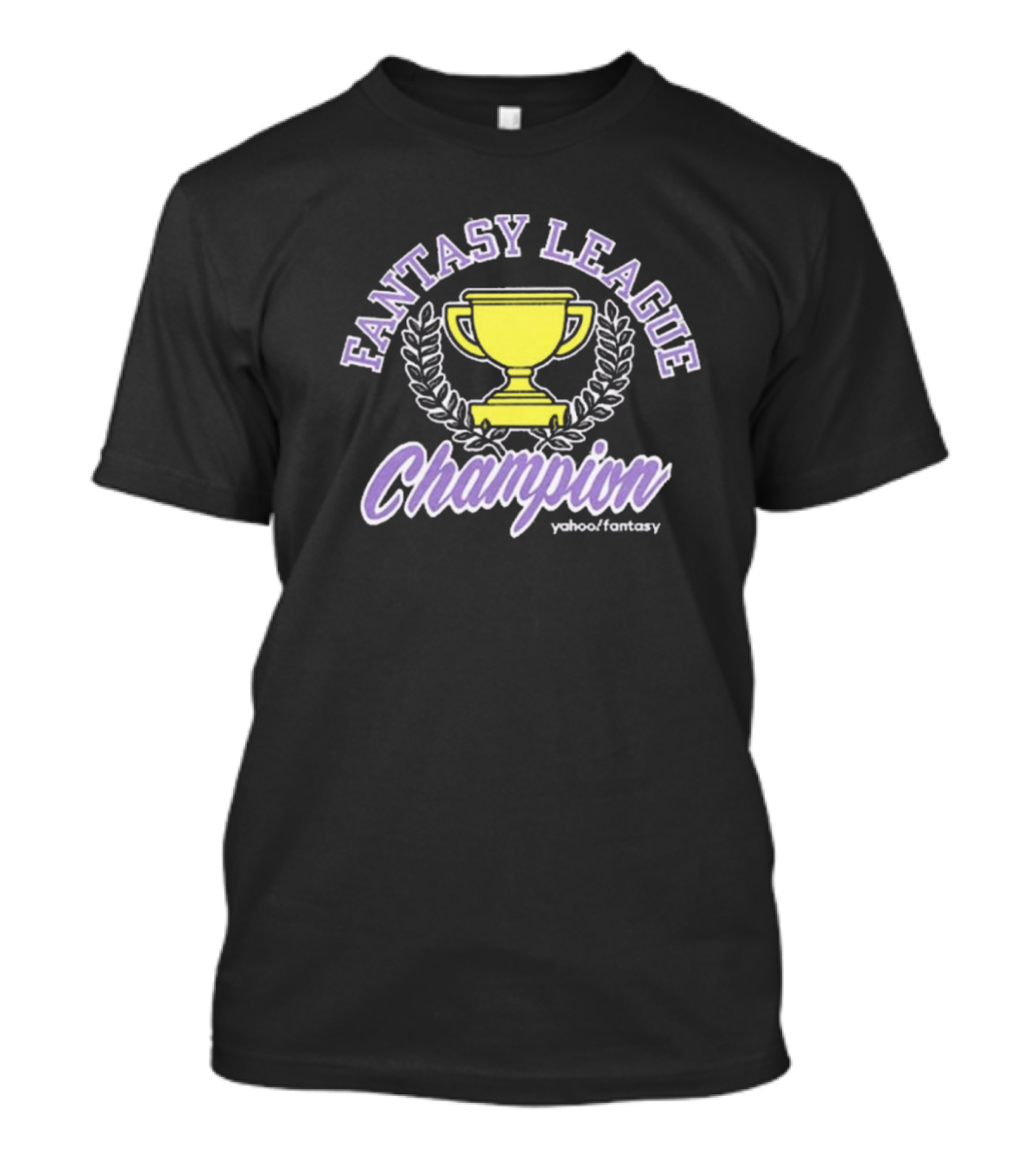Yahoo Fantasy League Champion Trophy Laurel T-Shirt