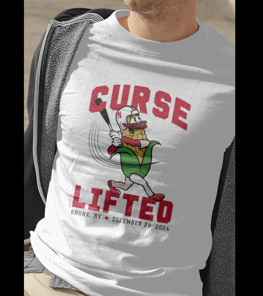 Curse Lifted Nebraska Cornhuskers Bronx NY December 28 T-Shirt