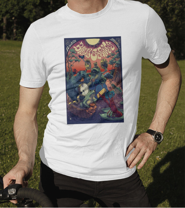 Billy Strings Dec 29 2024 Lakefront Arena New Orleans LA Shows Bear Frog Lobster Musical Scene T-Shirt