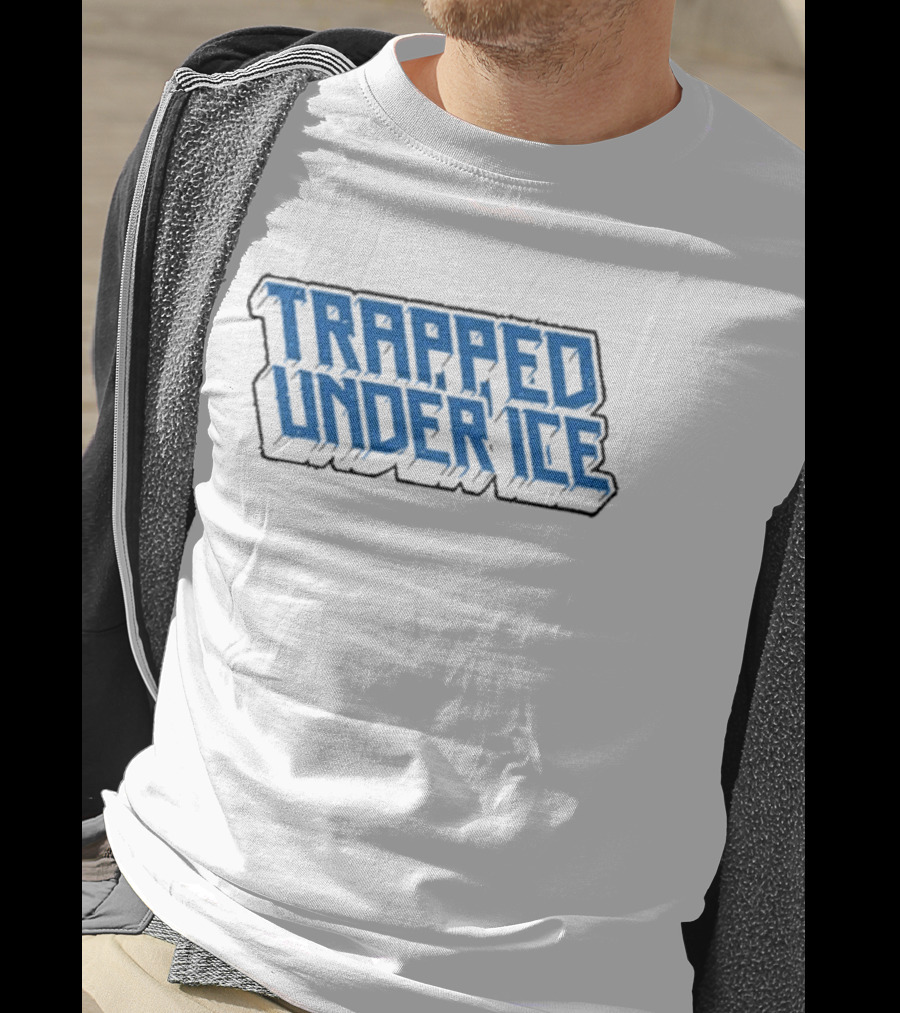 Trapped Under Ice Blue 3D Stacked T-Shirt