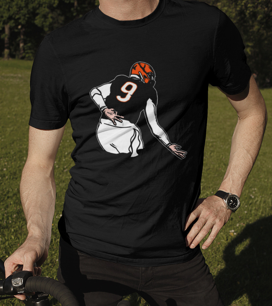Oe Burrow Griddy Number 9 Cincinnati Bengals NFL Player T-Shirt