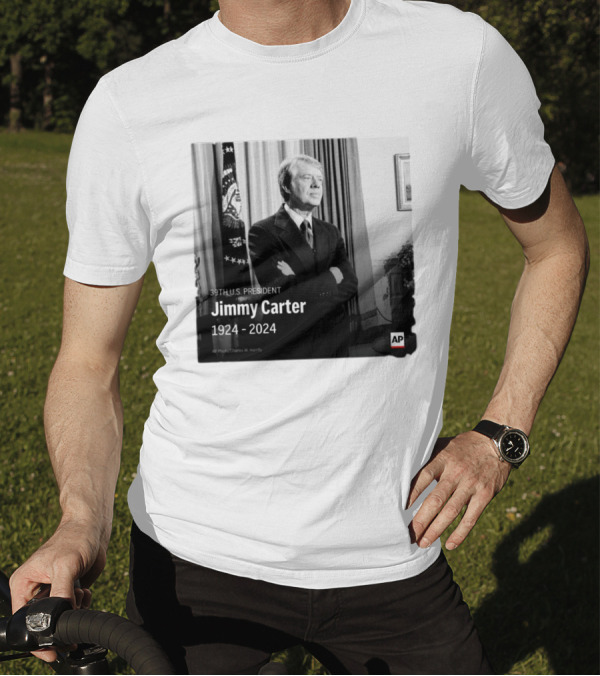 Jimmy Carter 39th U.S. President 1924-2024 AP Photo Charles W. Harrity T-Shirt