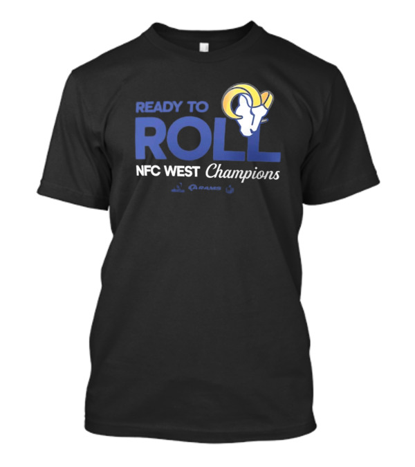 Los Angeles Rams Ready To Roll NFC West Champions 2024 NFL Playoffs Locker Room T-Shirt