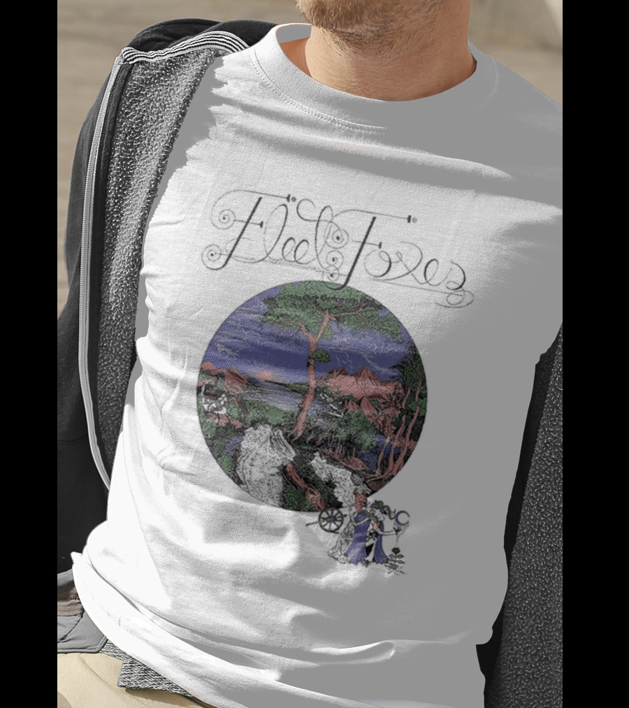 Fleet Foxes Sun Giant Album Cover Art Scenic Landscape T-Shirt