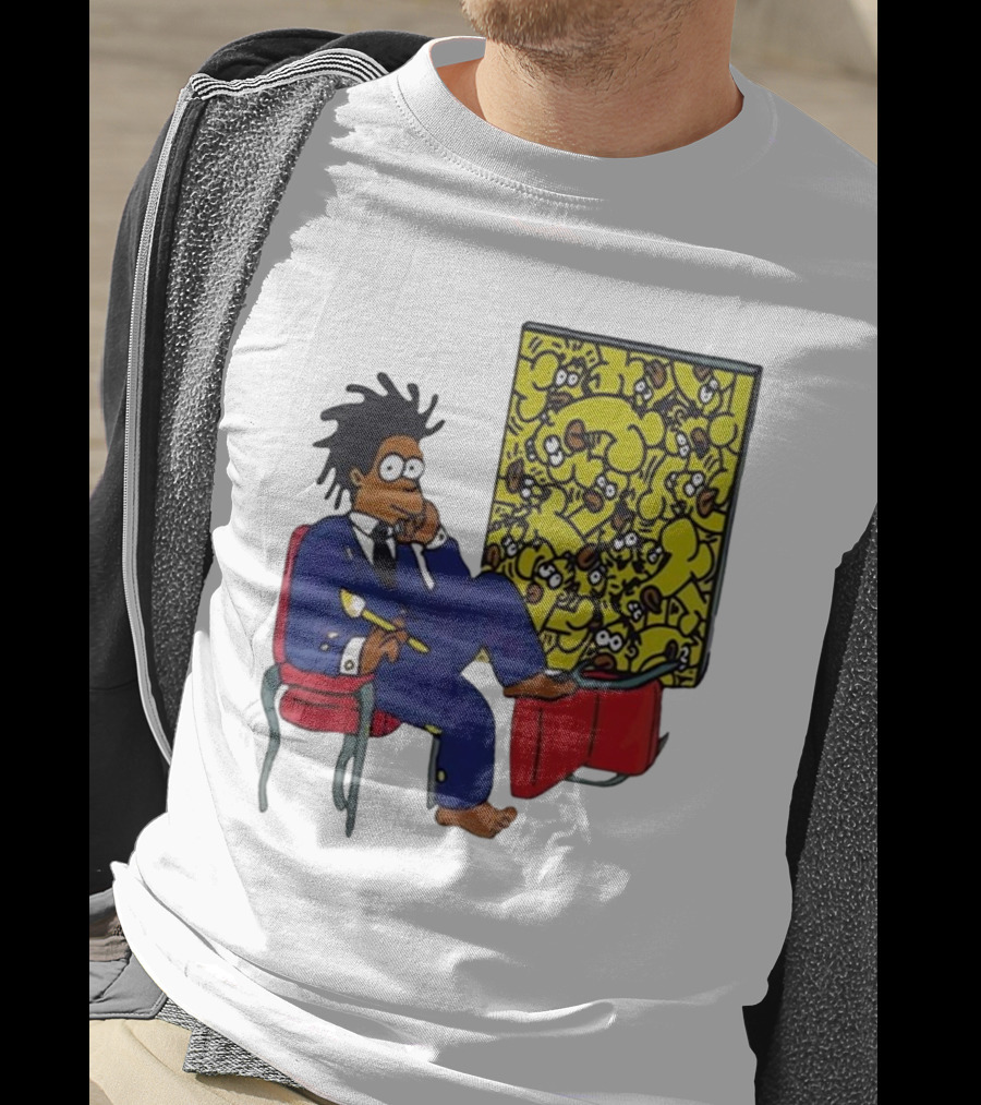 Jay Z Simpson Basquiat-Inspired Simpsons Mashup T-Shirt