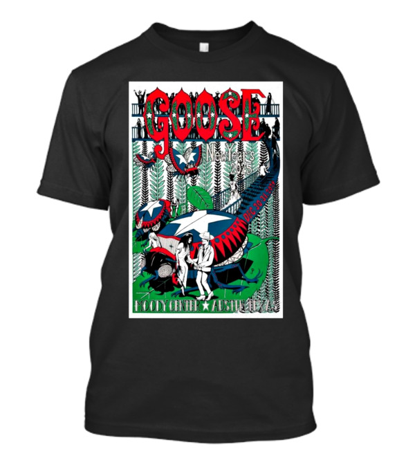 Goose New Year’s 2025 NYE Shows Austin TX Dec 30-31 Moody Center T-Shirt