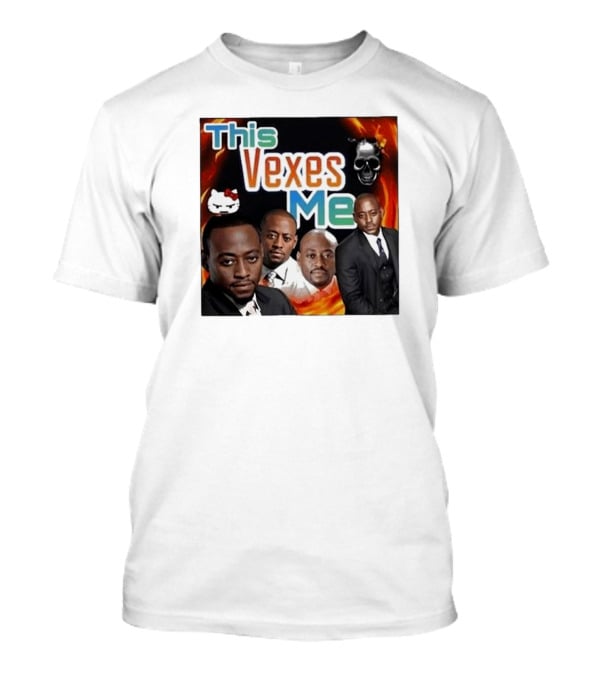 This Vexes Me Hello Kitty Skull Fire T-Shirt