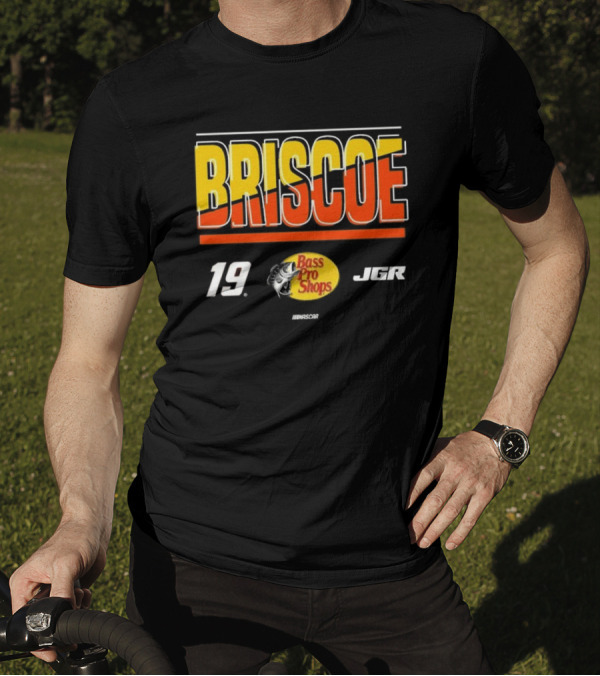 Joe Gibbs Racing Briscoe Bass Pro Shops 19 JGR NASCAR T-Shirt