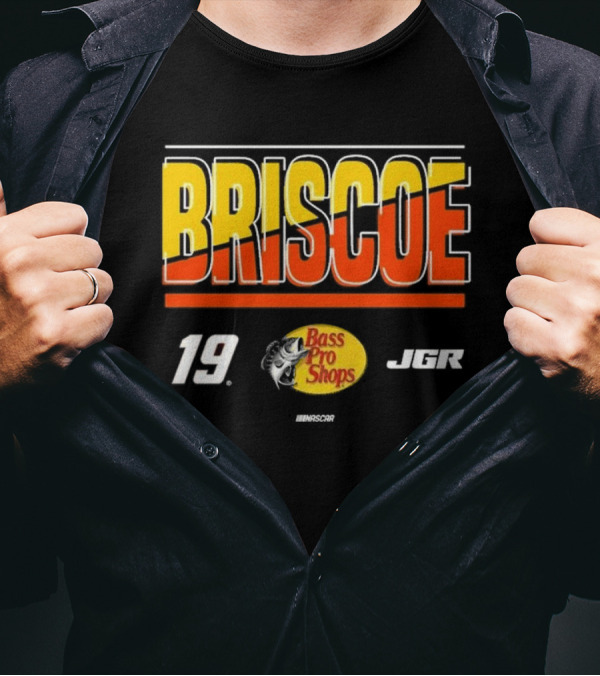 Joe Gibbs Racing Briscoe Bass Pro Shops 19 JGR NASCAR T-Shirt