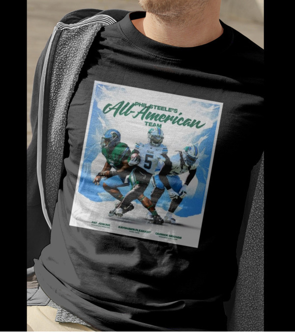 Tulane Green Wave Phil Steele’s All-American Team Featuring Pat Jenkins Rayshawn Pleasant Derrick Graham T-Shirt