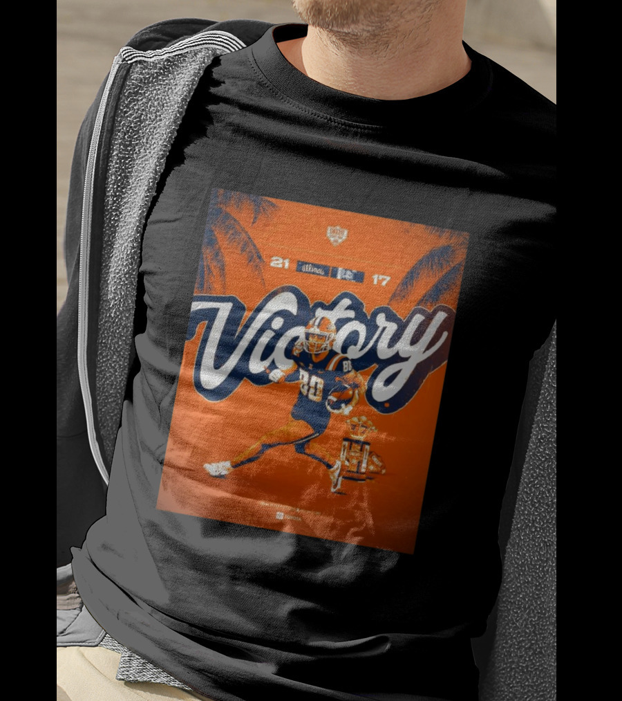 Victory Illinois 21-17 Over South Carolina Citrus Bowl Win T-Shirt