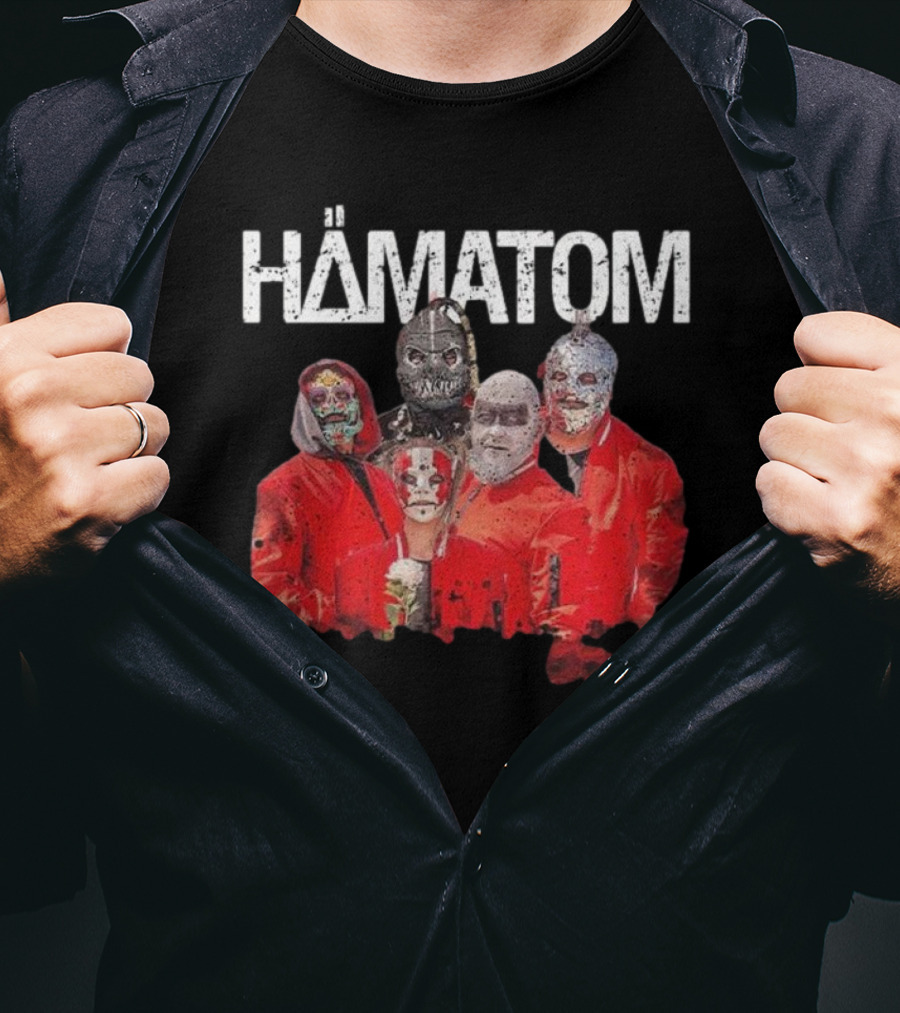 Hämatom Dämonentanz 5 Himmelsrichtungen Masked Band Members T-Shirt