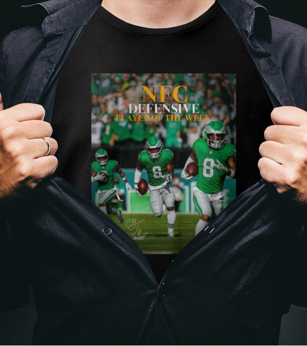Philadelphia Eagles Ceedy Duce NFC Defensive Player Of The Week T-Shirt