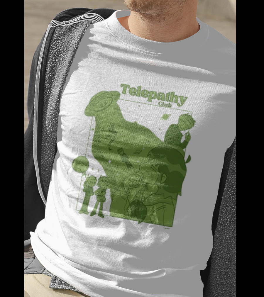 Mob Psycho 100 Telepathy Club UFO Encounter Scene T-Shirt