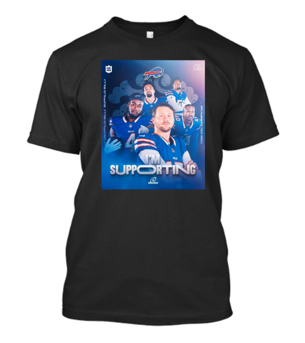 Buffalo Bills I'm Supporting AFC Number Two Seed 2024 NFL Playoffs T-Shirt