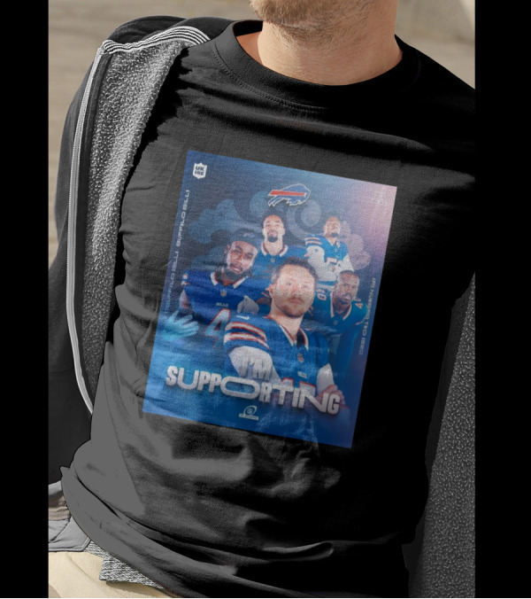 Buffalo Bills I'm Supporting AFC Number Two Seed 2024 NFL Playoffs T-Shirt