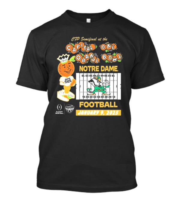 CFP Semifinal At The Capital One Orange Bowl Notre Dame Football January 9, 2025 T-Shirt