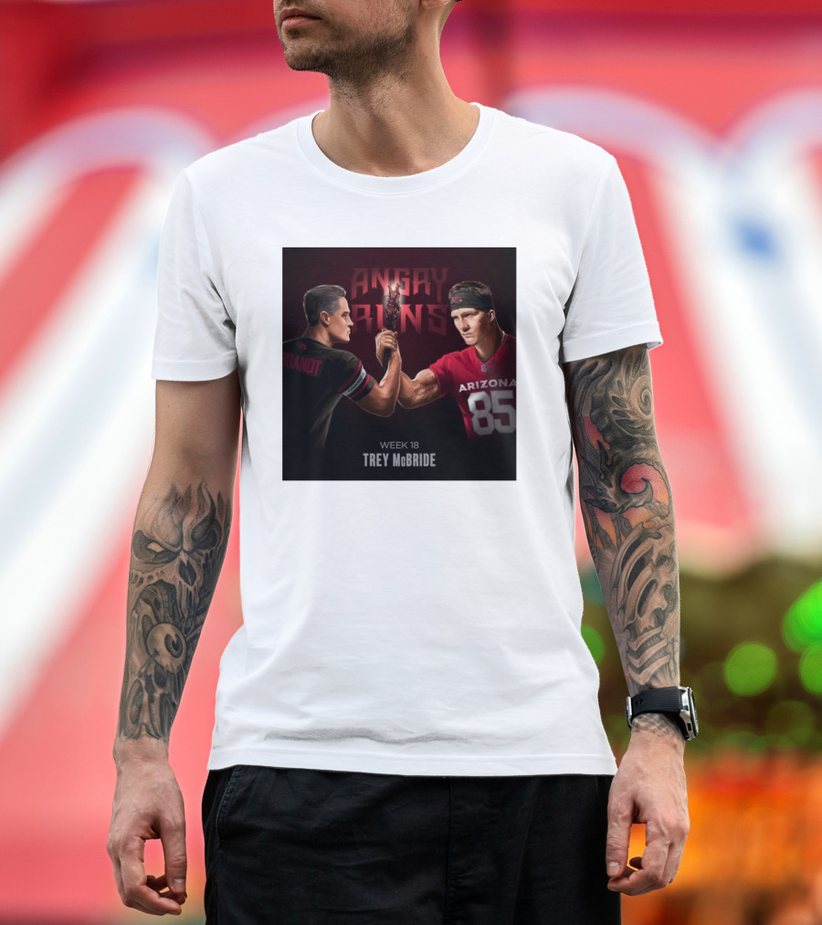 Arizona Cardinals Trey McBride Angry Runs Week 18 Keeper Of The Scepter T-Shirt
